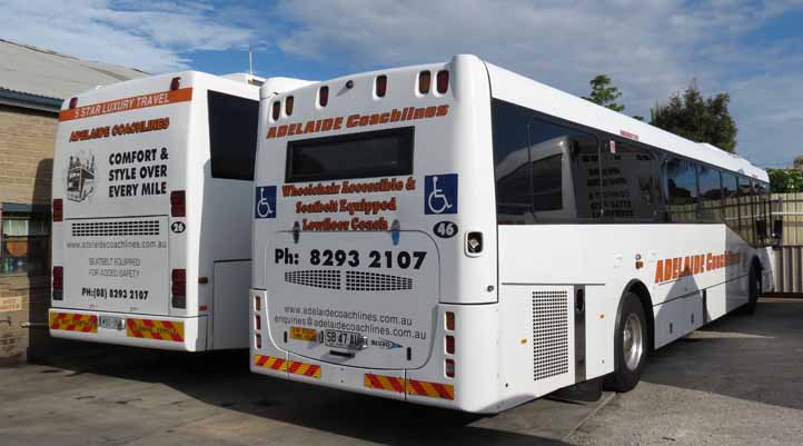 Adelaide Coachlines Volvo B12R Alan B Denning Galaxy 26 & Bustech TDi 46